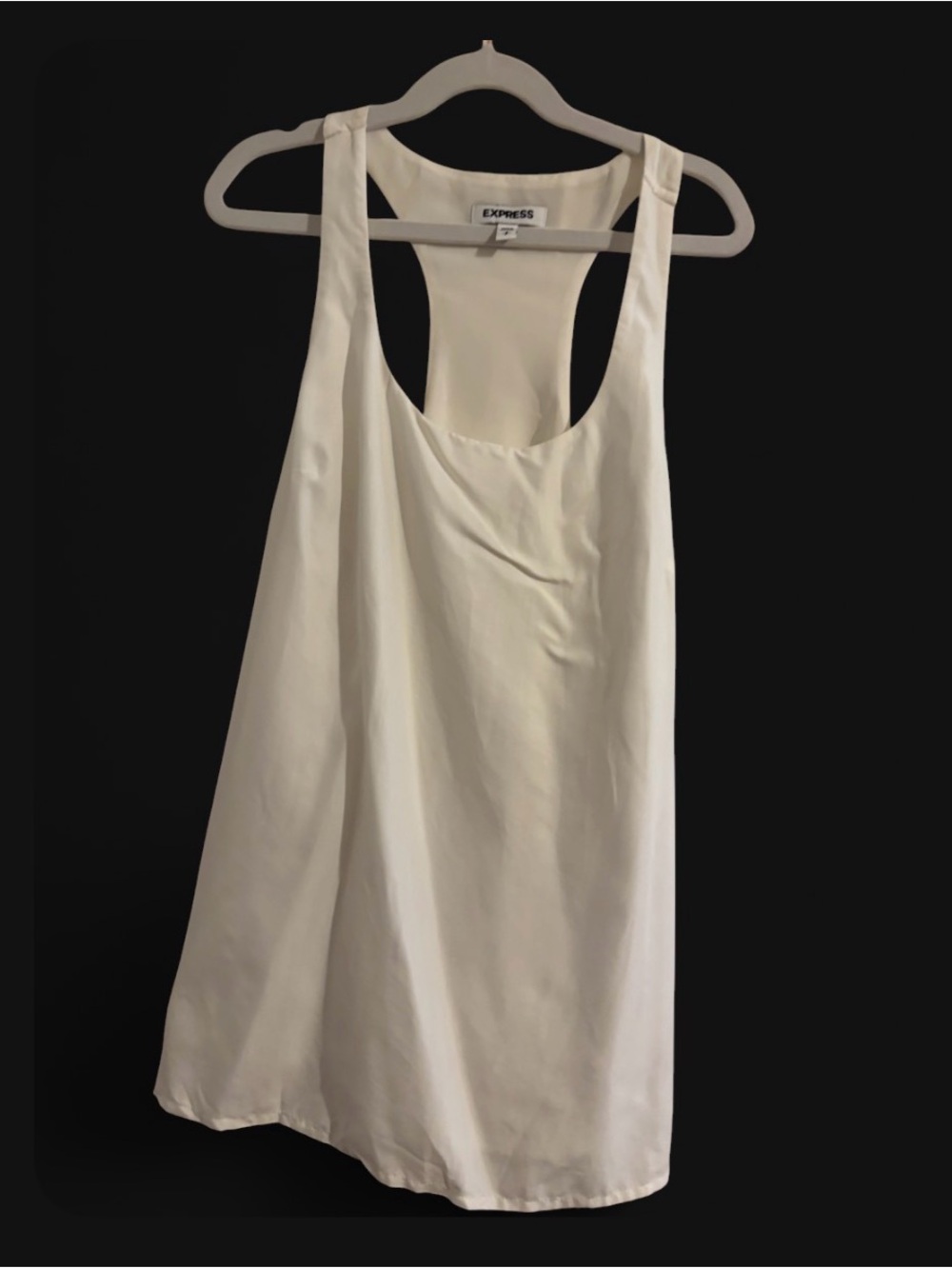 Express White Racerback Camisole Tank
